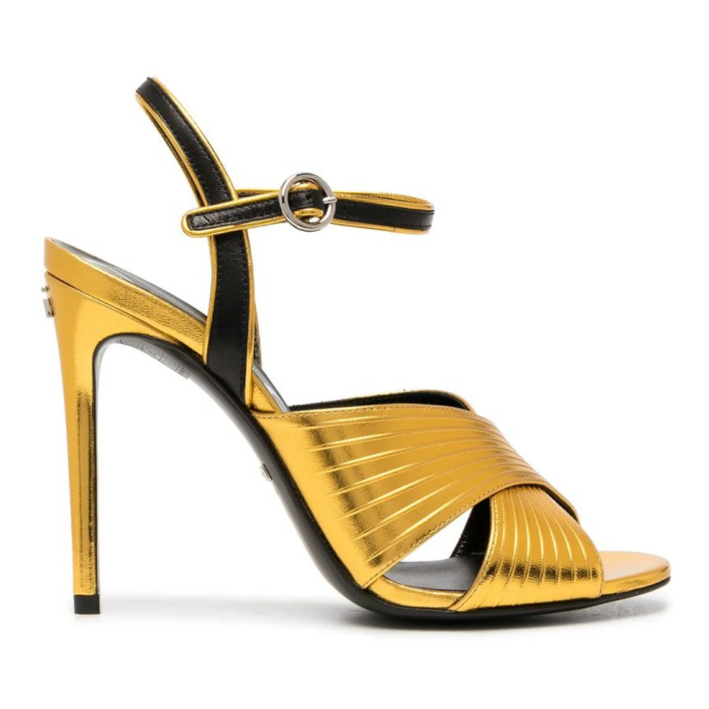 Women's 'Two-Tone Metallic' High Heel Sandals