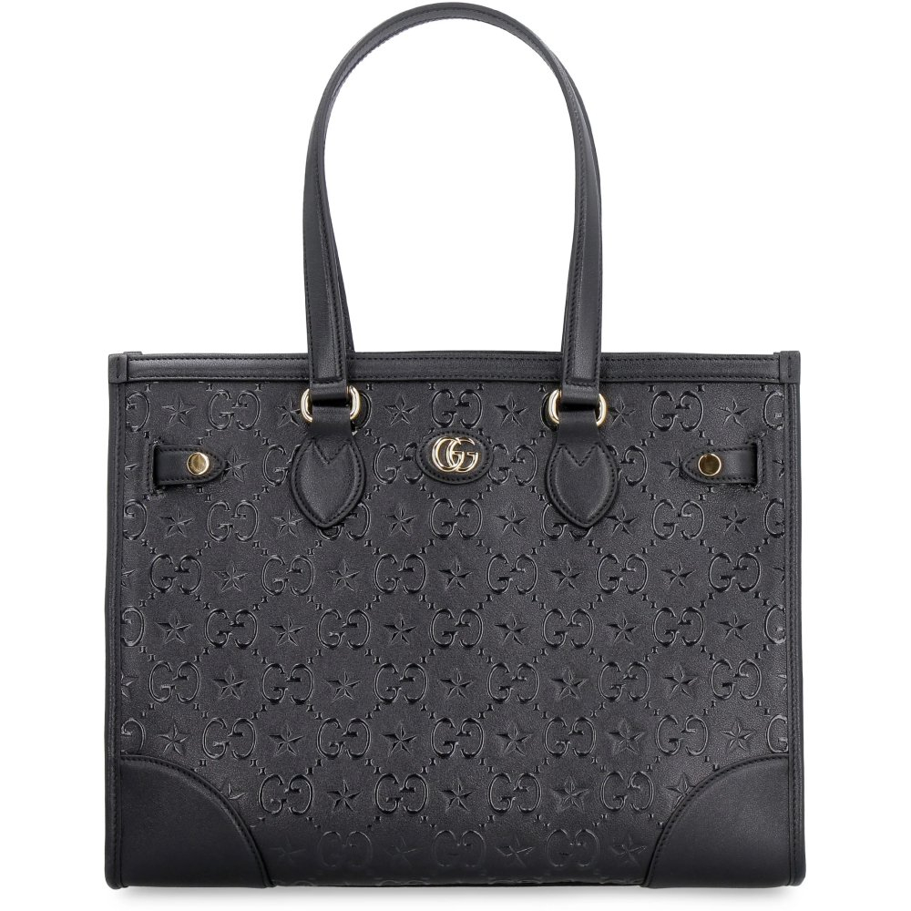 Women's 'Medium GG Star Embossed' Tote Bag