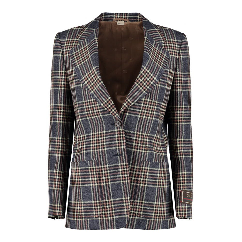 Women's 'Checked' Blazer