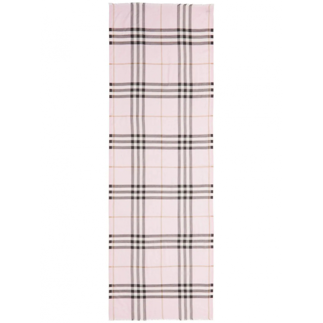 Women's 'Lightweight Check' Wool Scarf