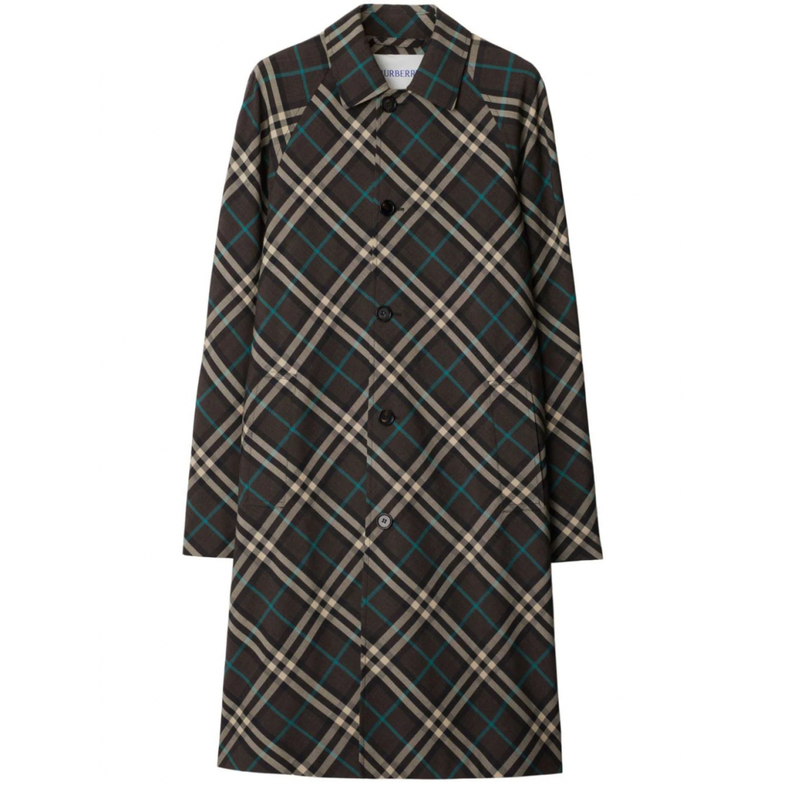 Men's 'Check' Trench Coat