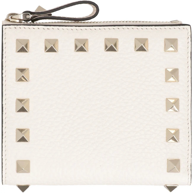 Women's 'Rockstud Small Flap-Over' Wallet