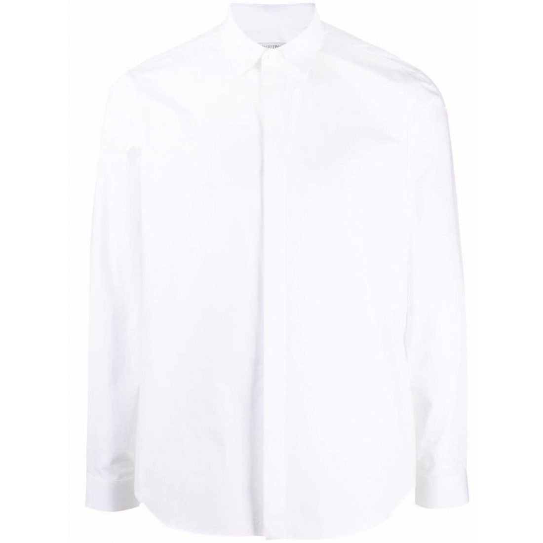 'Concealed Front Button Placket' Hemd für Herren