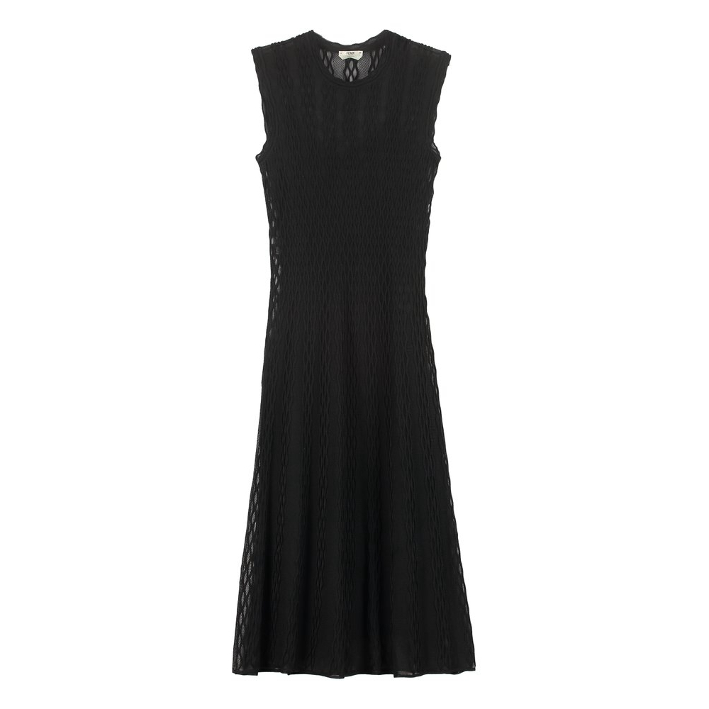 Robe Midi 'Sleeveless Knitted' pour Femmes