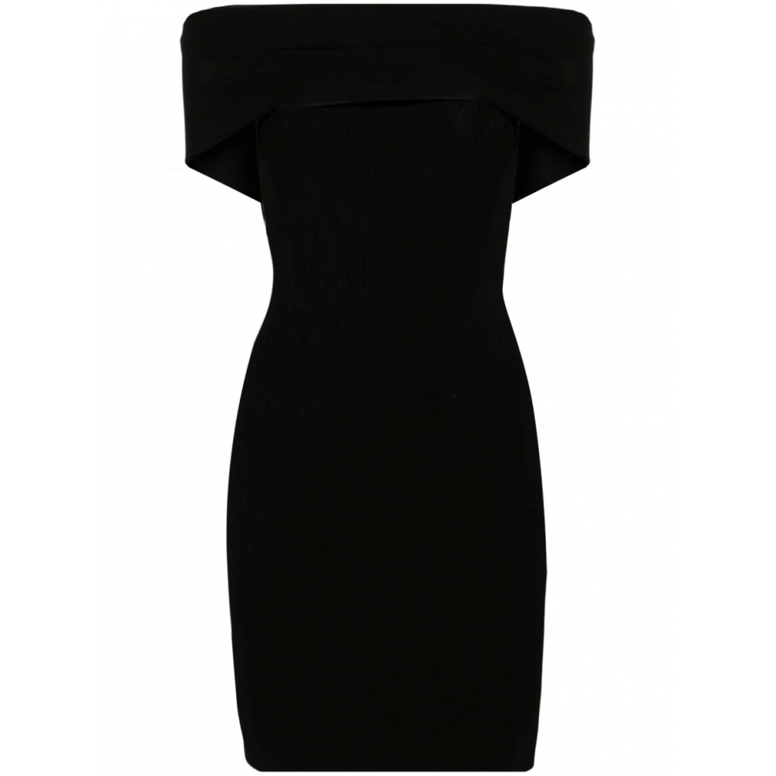 'Ribbed' Mini Kleid für Damen