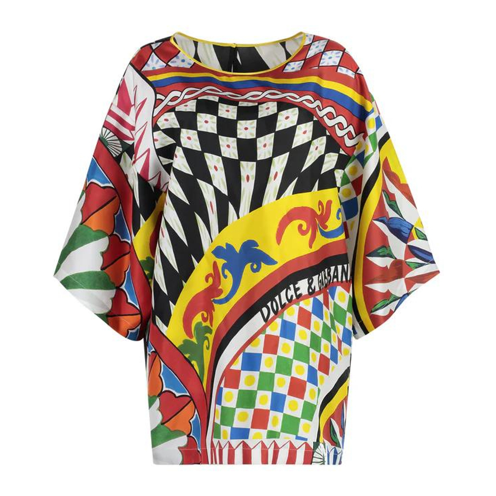 Blouse 'Carretto All Over Printed' pour Femmes