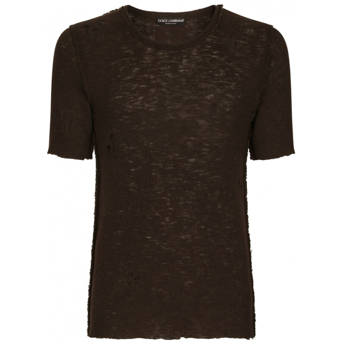 'Semi-Sheer Distressed' T-Shirt für Herren