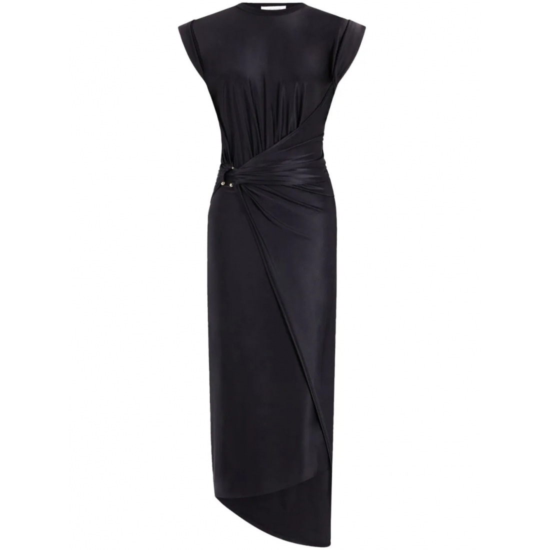 Robe Midi 'Gathered-Detail Draped' pour Femmes