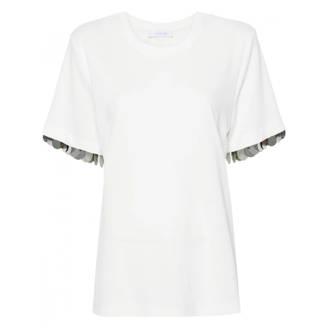 'Paillette-Embellished' T-Shirt für Damen