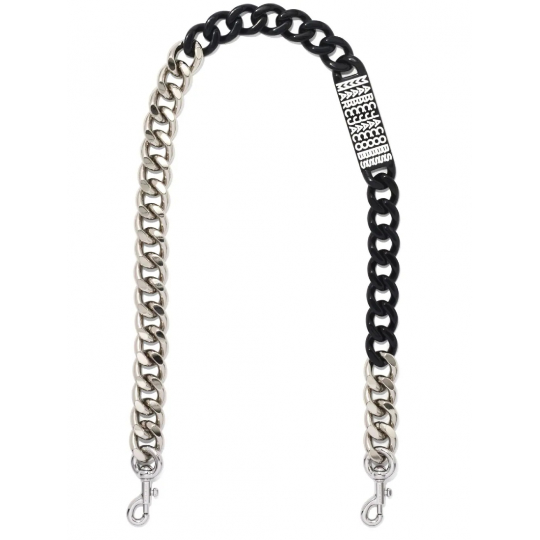 'The Barcode Chain Shoulder' Tasche Riemen für Damen