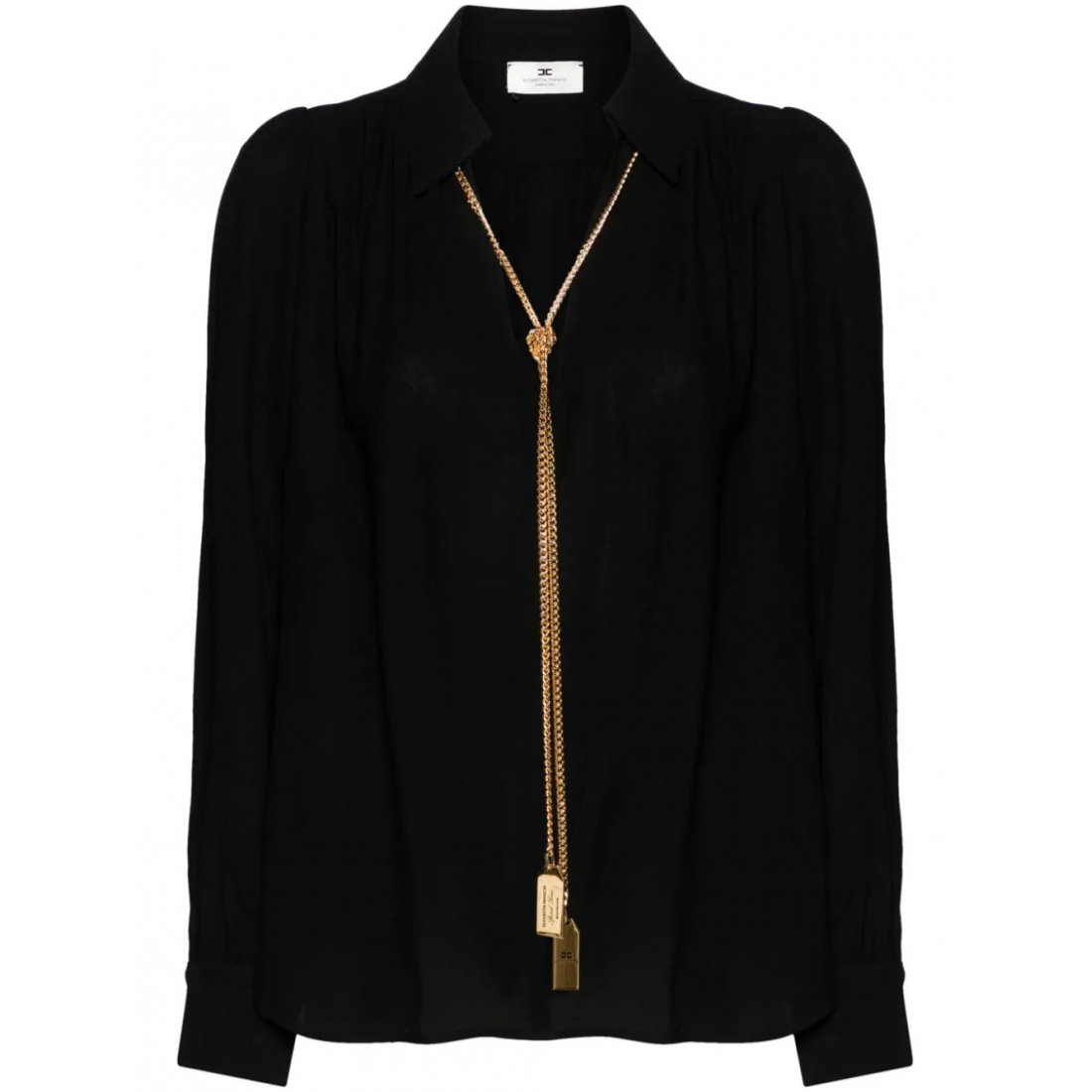 Women's 'Necklace-Appliqué Georgette' Blouse