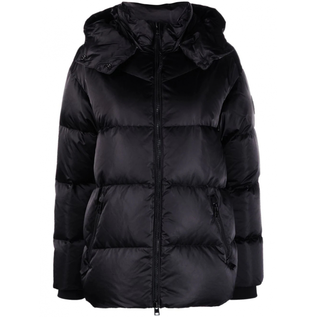 Women's 'Satin-Finish Hooded' Puffer Jacket