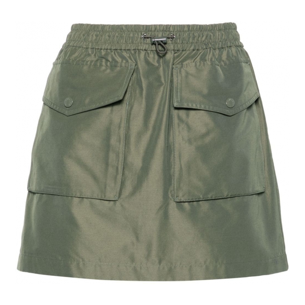 'Elasticated-Waist Cargo' Mini Rock für Damen