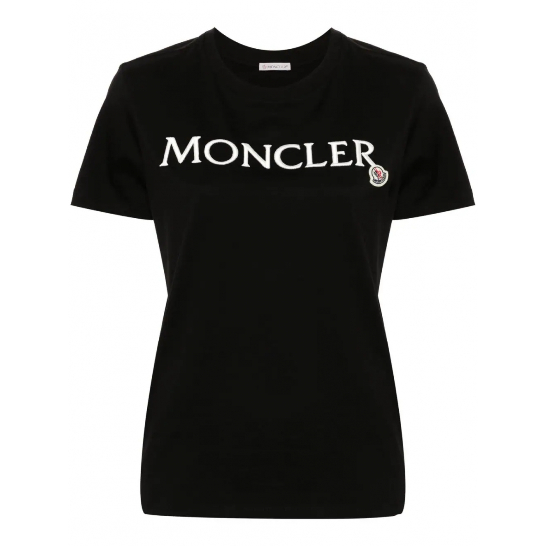 'Embroidered-Logo' T-Shirt für Damen