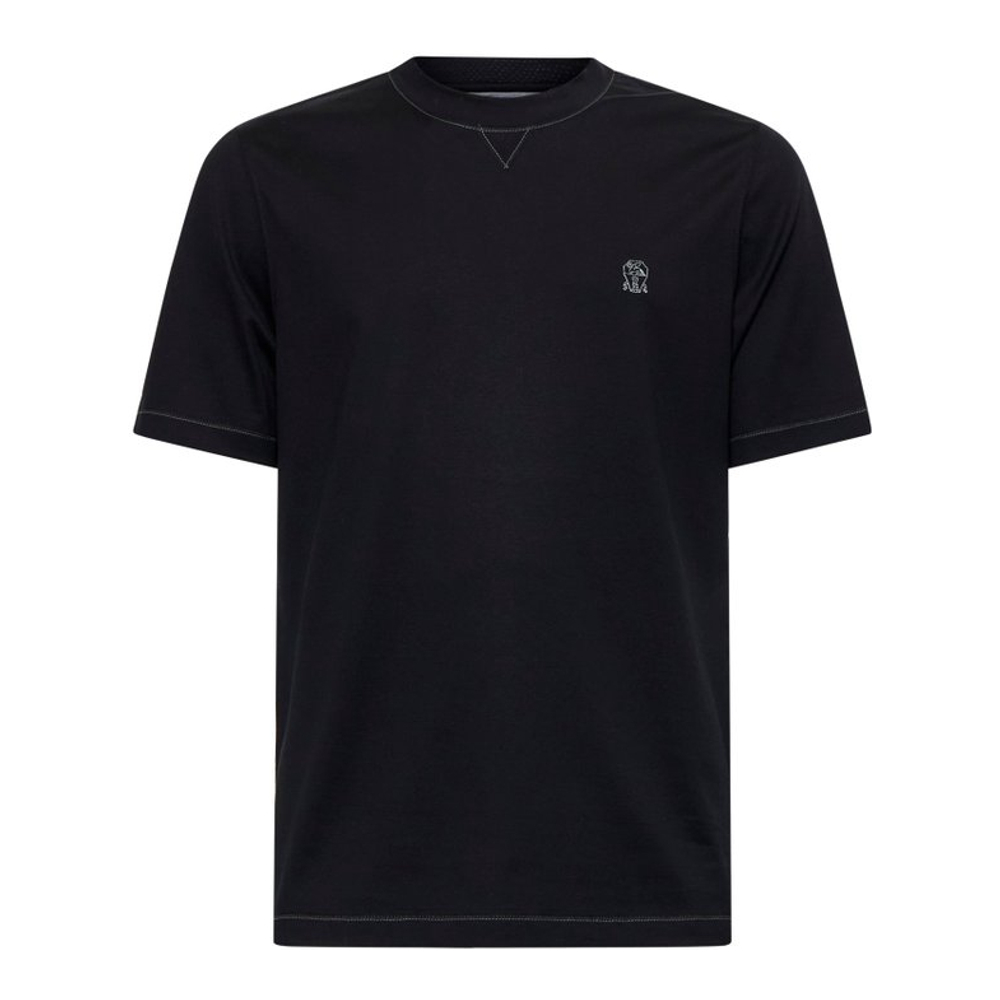 Men's 'Logo Embroidered' T-Shirt