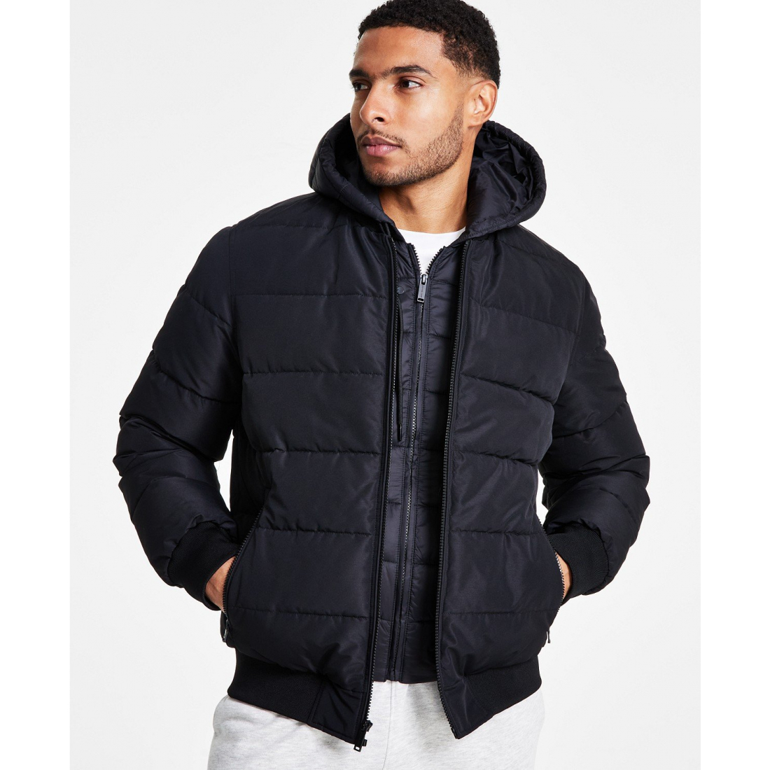 Men's 'Hooded' Bomber Jacket