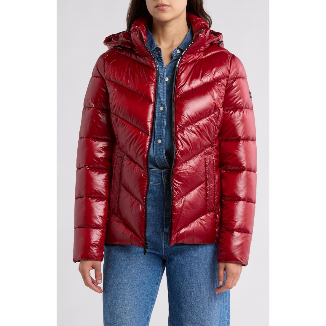 Women's 'Short 450 Fill Power Hooded' Puffer Jacket