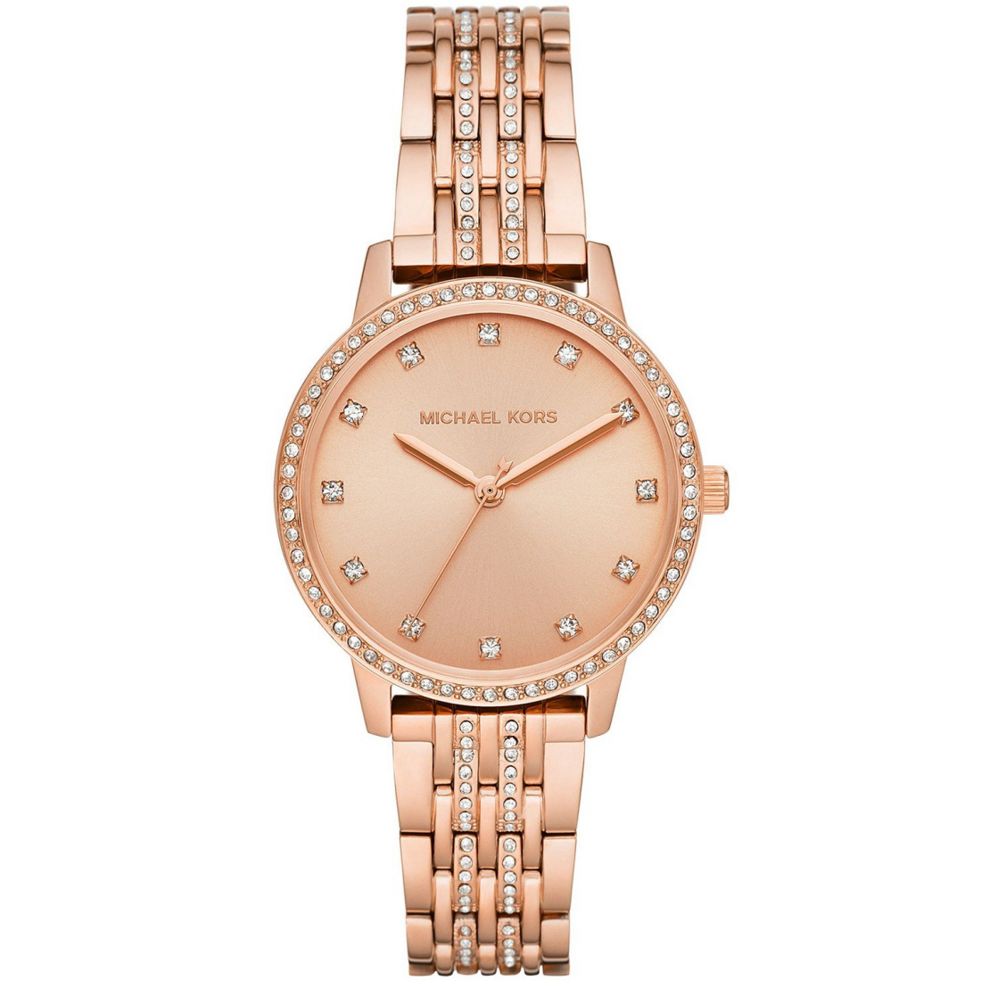 'Melissa Rose Gold-Tone Stainless Steel Bracelet Watch 35mm' uhr für Damen