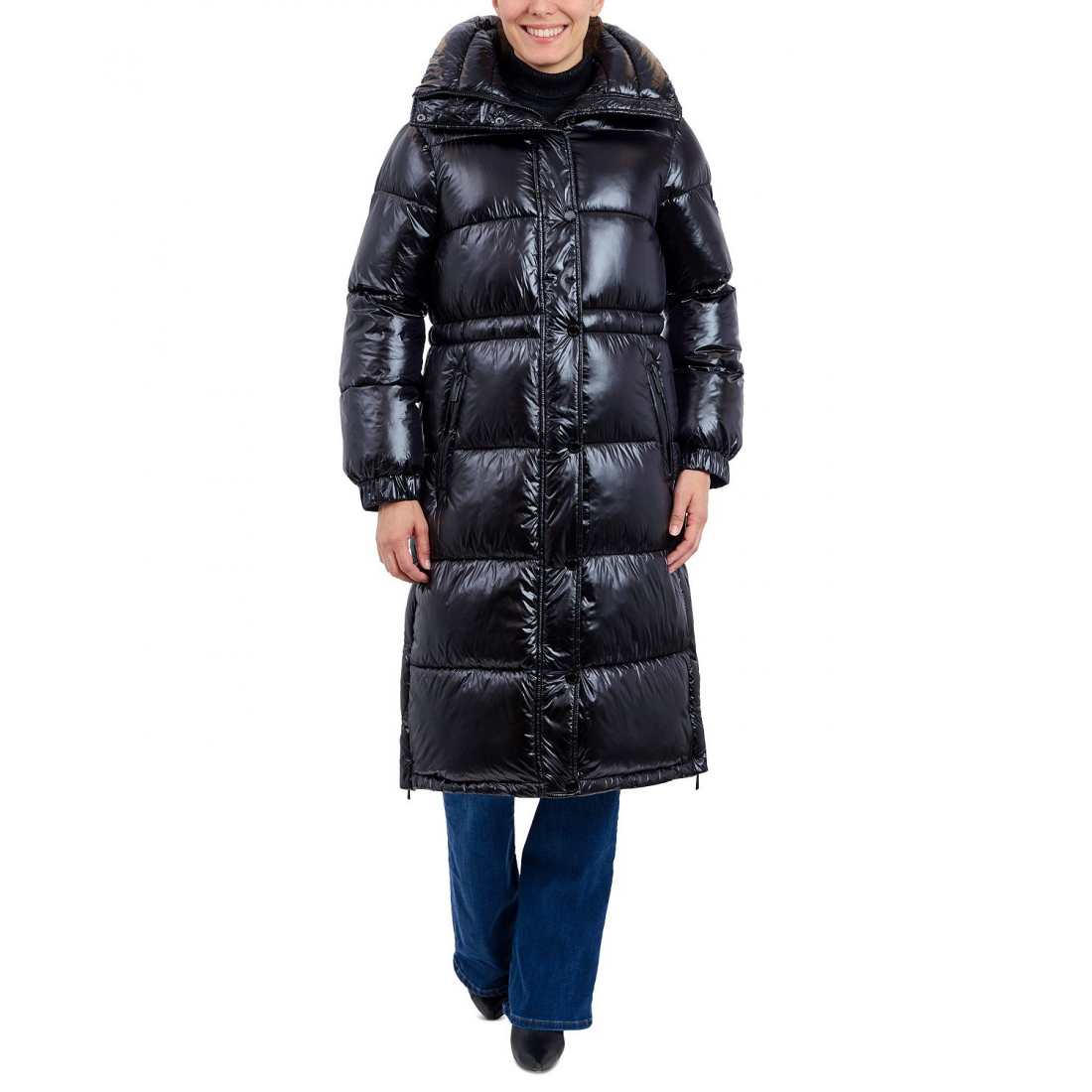 'Shine Hooded Anorak Puffer Coat' pour Femmes