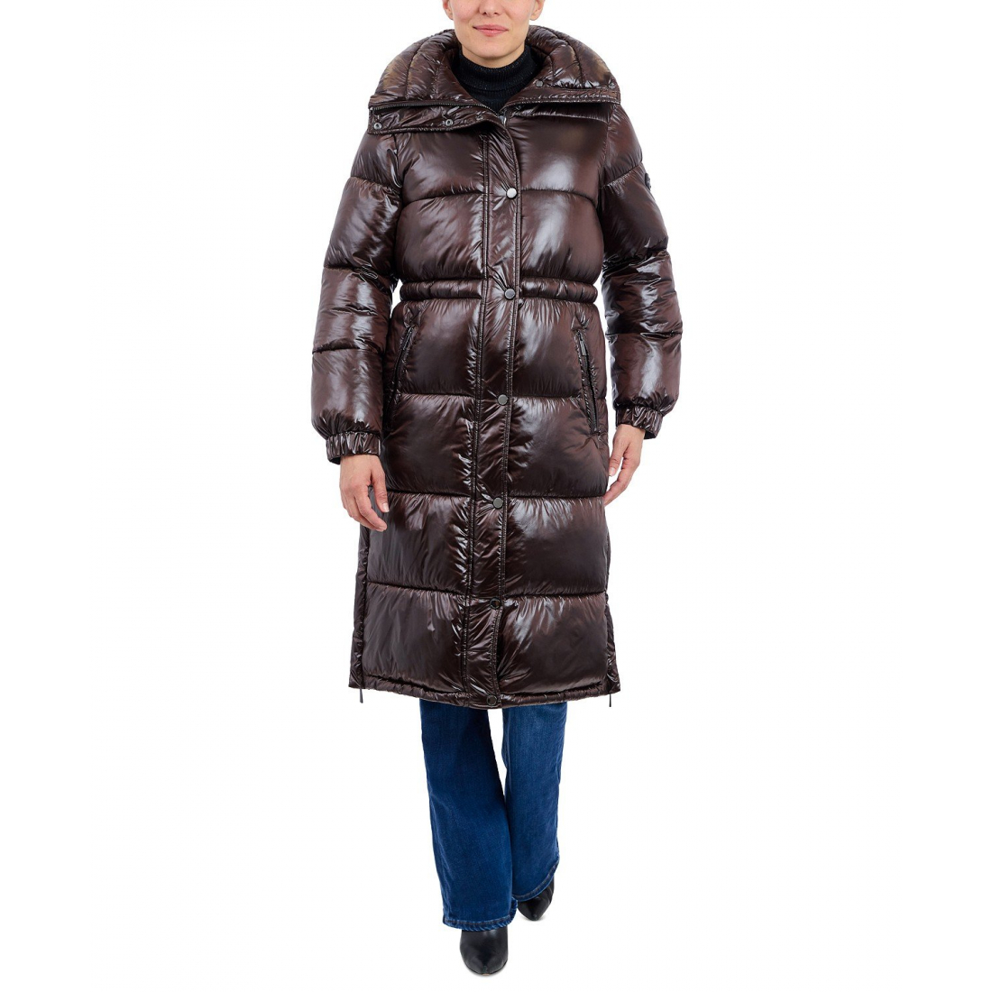 'Shine Hooded Anorak Puffer Coat' pour Femmes