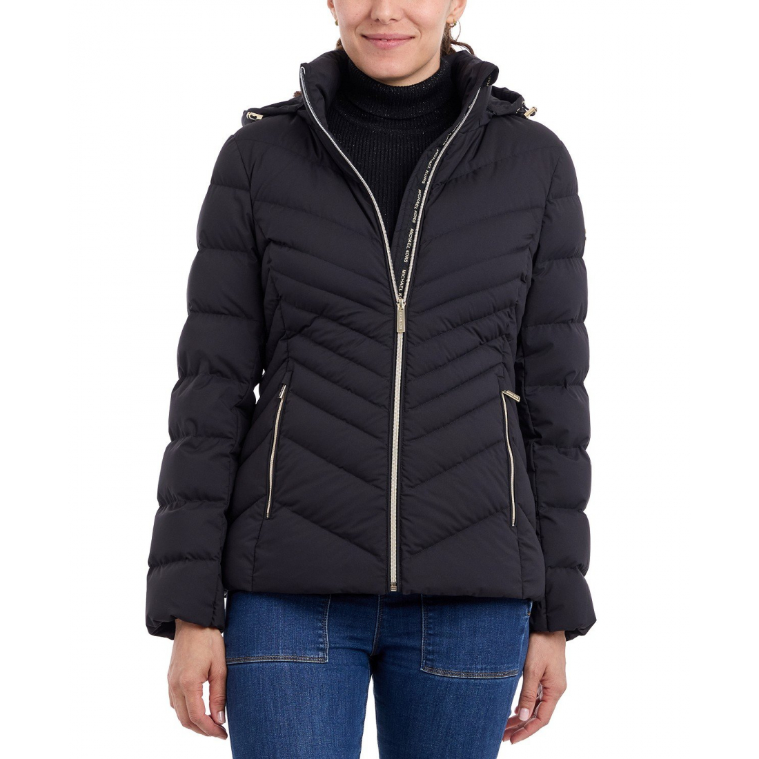 'Hooded Packable Down Puffer Coat' pour Femmes