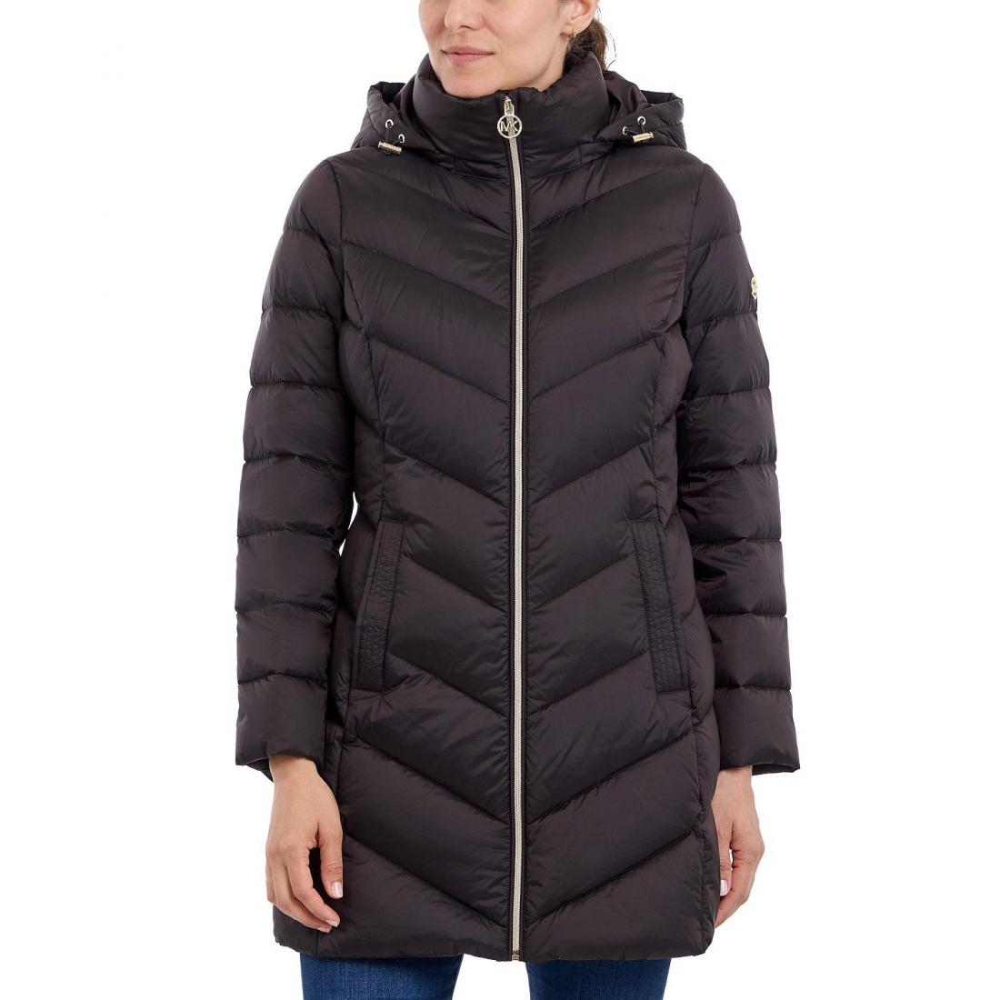 'Hooded Packable Down Puffer Coat' pour Femmes