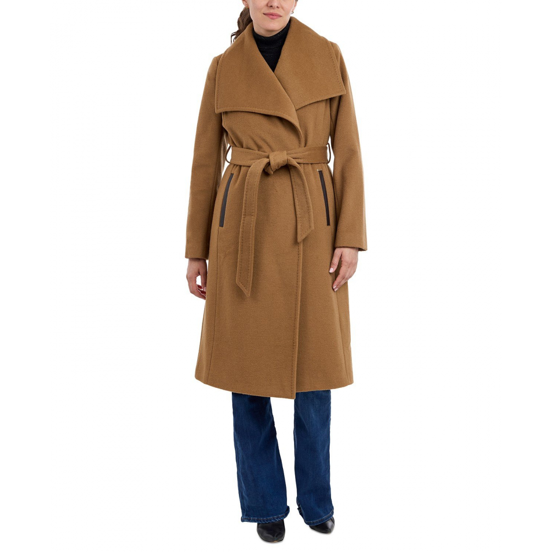 'Belted Wrap Coat' für Damen