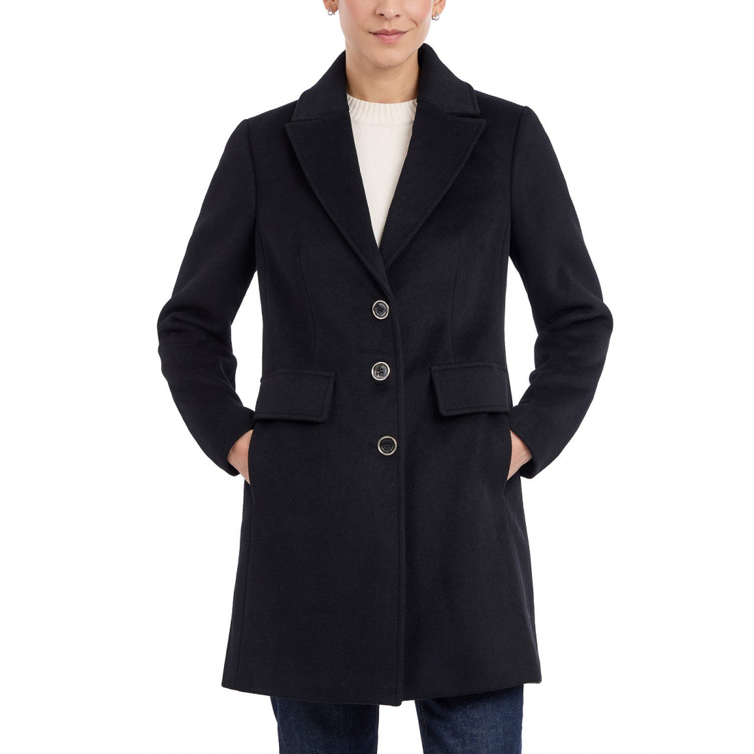 'Notched-Collar Coat' für Damen