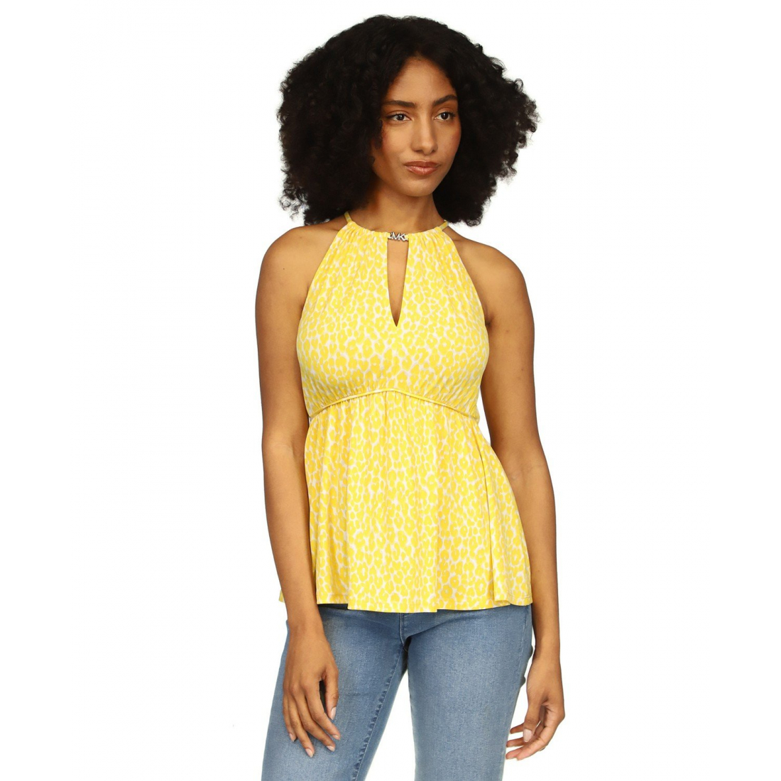 Women's 'Animal-Print' Sleeveless Top