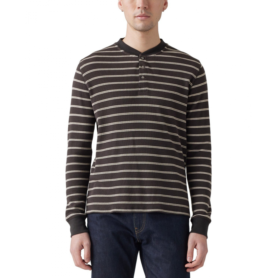 'Long-Sleeve Thermal' Henley für Herren