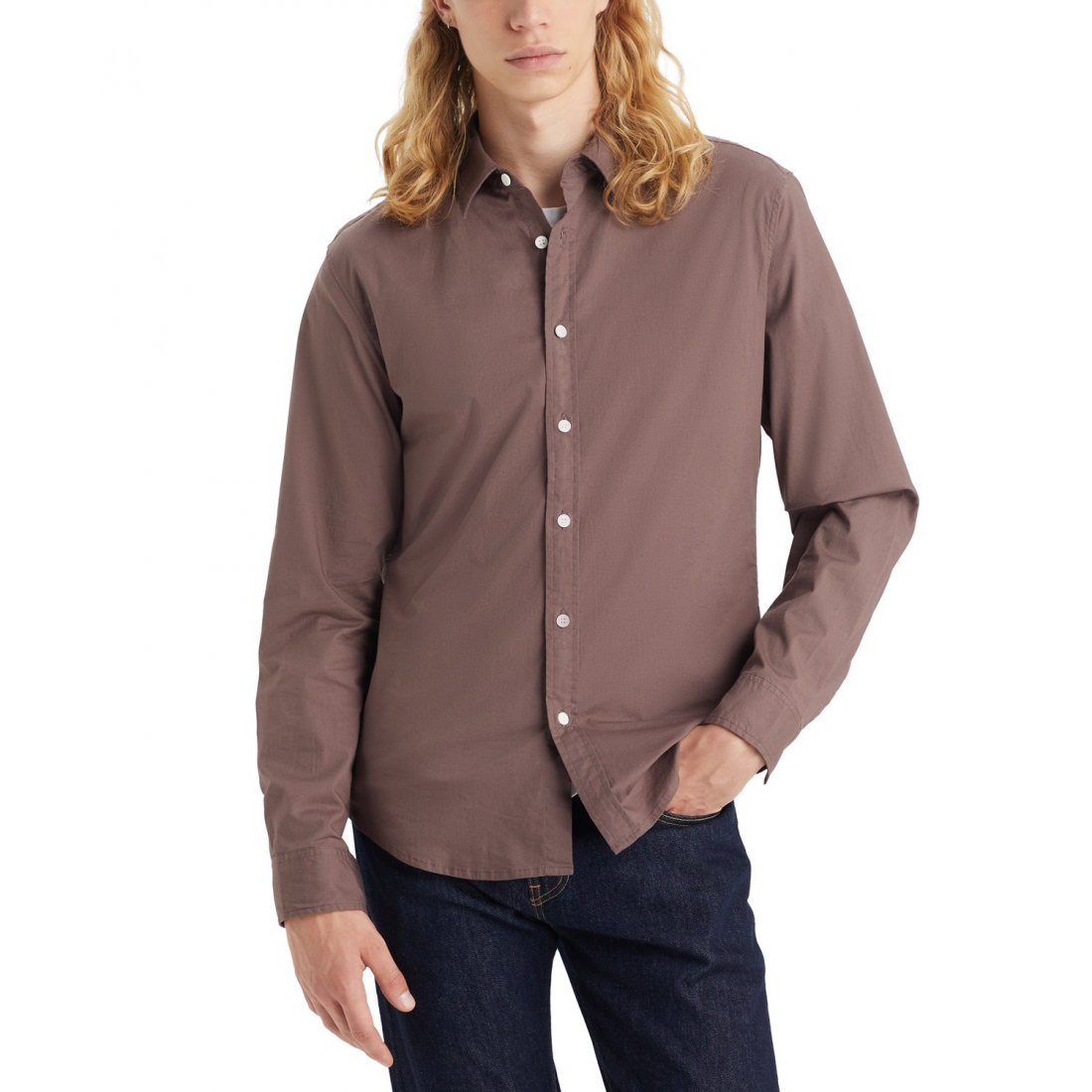 Chemise 'Battery Housemark Stretch Slim-Fit' pour Hommes