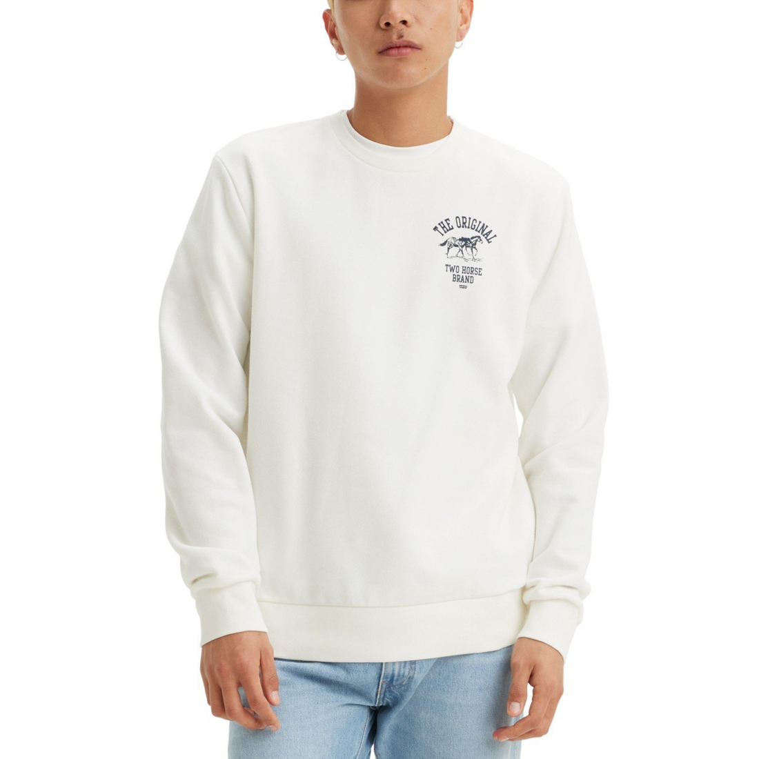 Sweatshirt 'Varsity Crewneck Long Sleeve Logo' pour Hommes