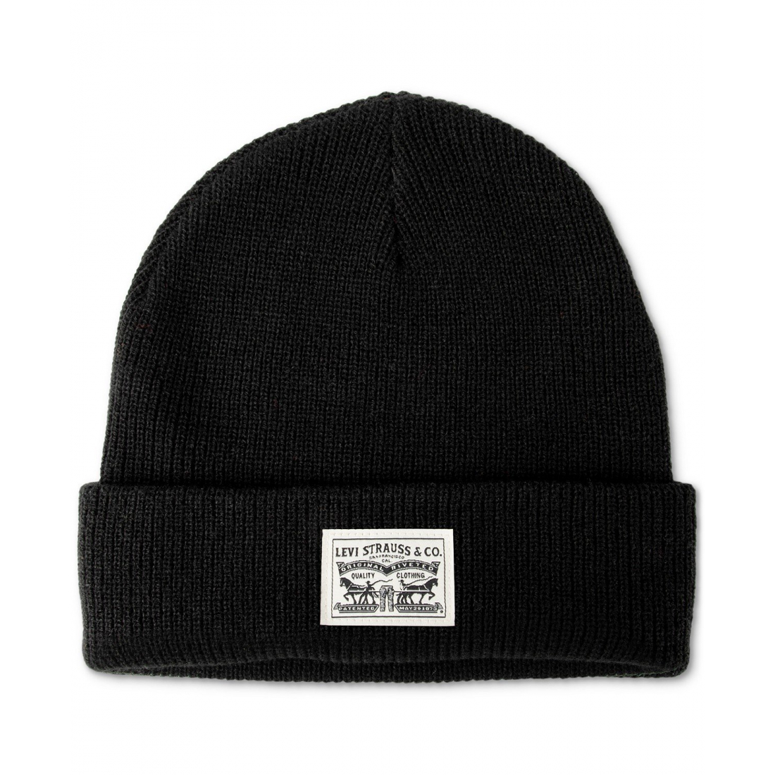 Men's 'Ribbed Logo' Beanie