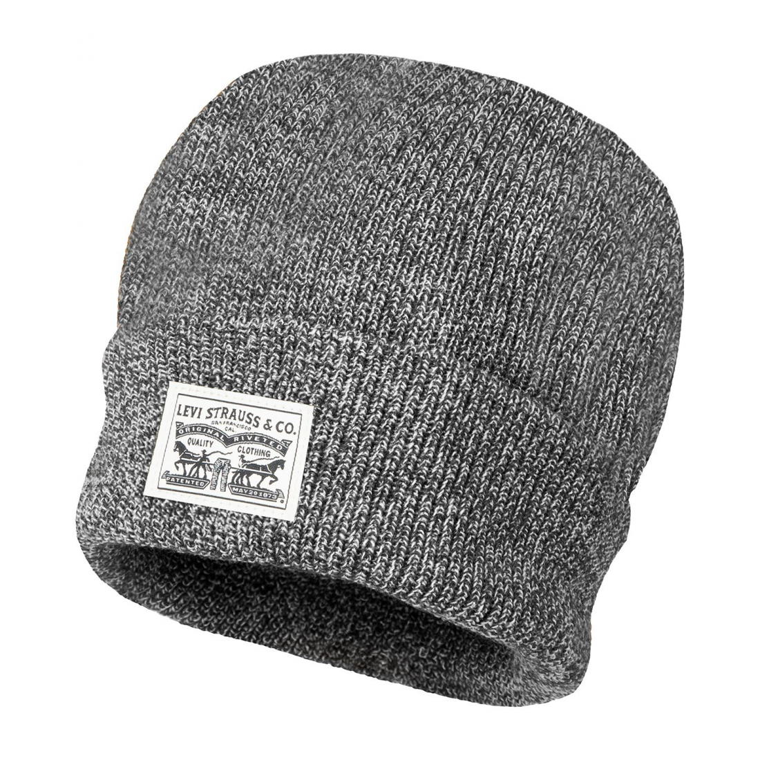 Men's 'Ribbed Logo' Beanie