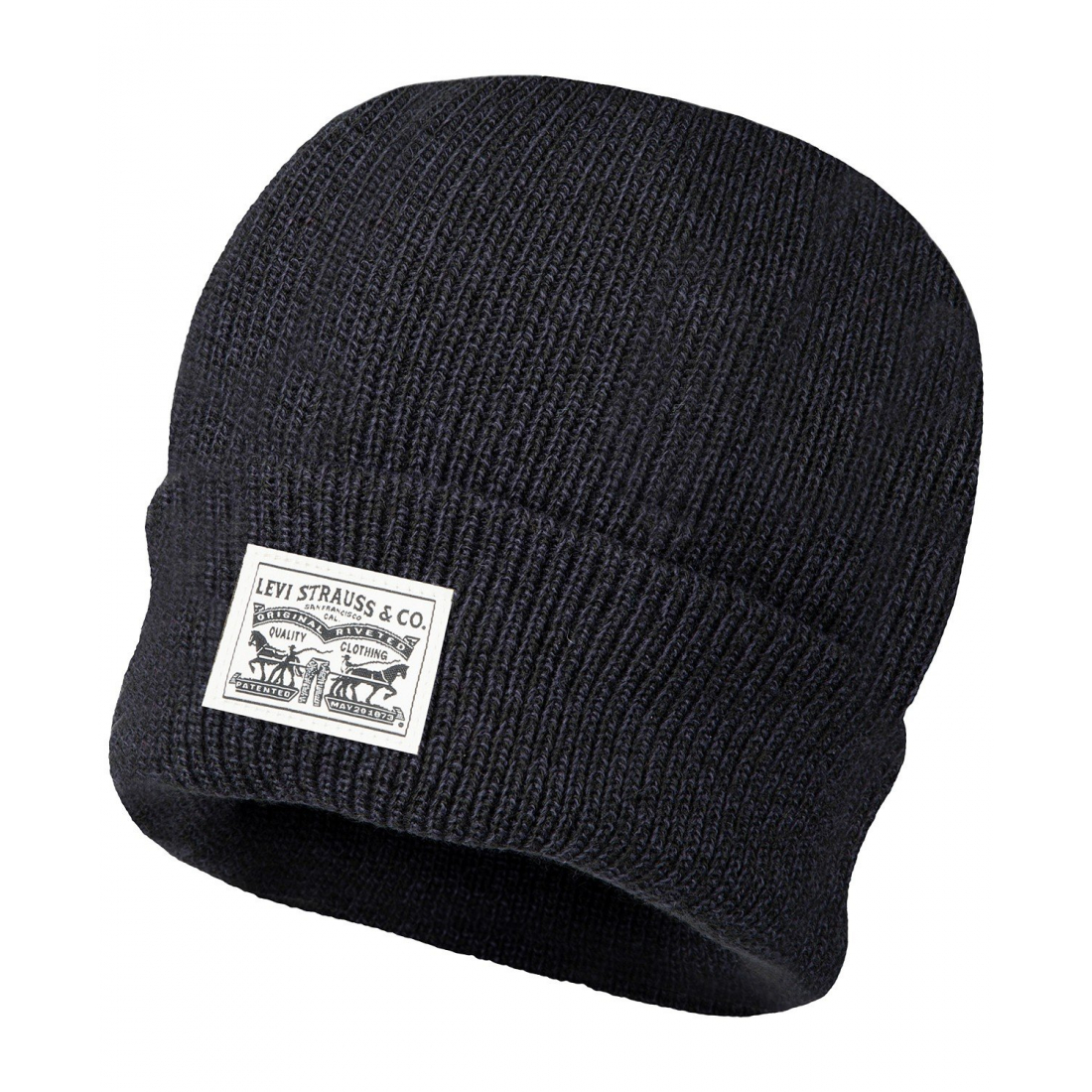 Men's 'Ribbed Logo' Beanie