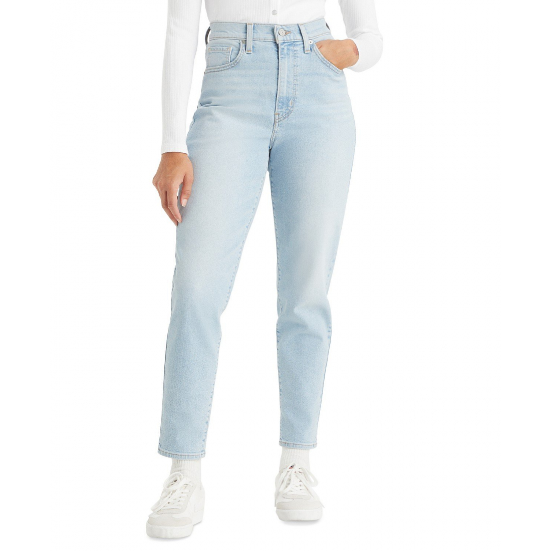 Jeans 'High-Waist Casual Mom' pour Femmes