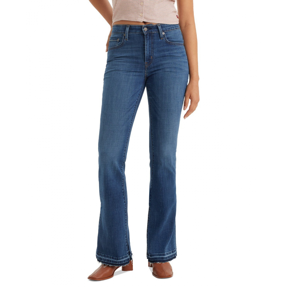 Jeans '726 High Rise Slim Fit Flare' pour Femmes