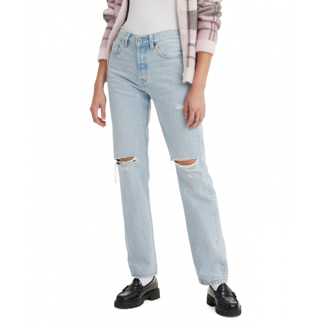 '501 Original-Fit Straight-Leg' Jeans für Damen