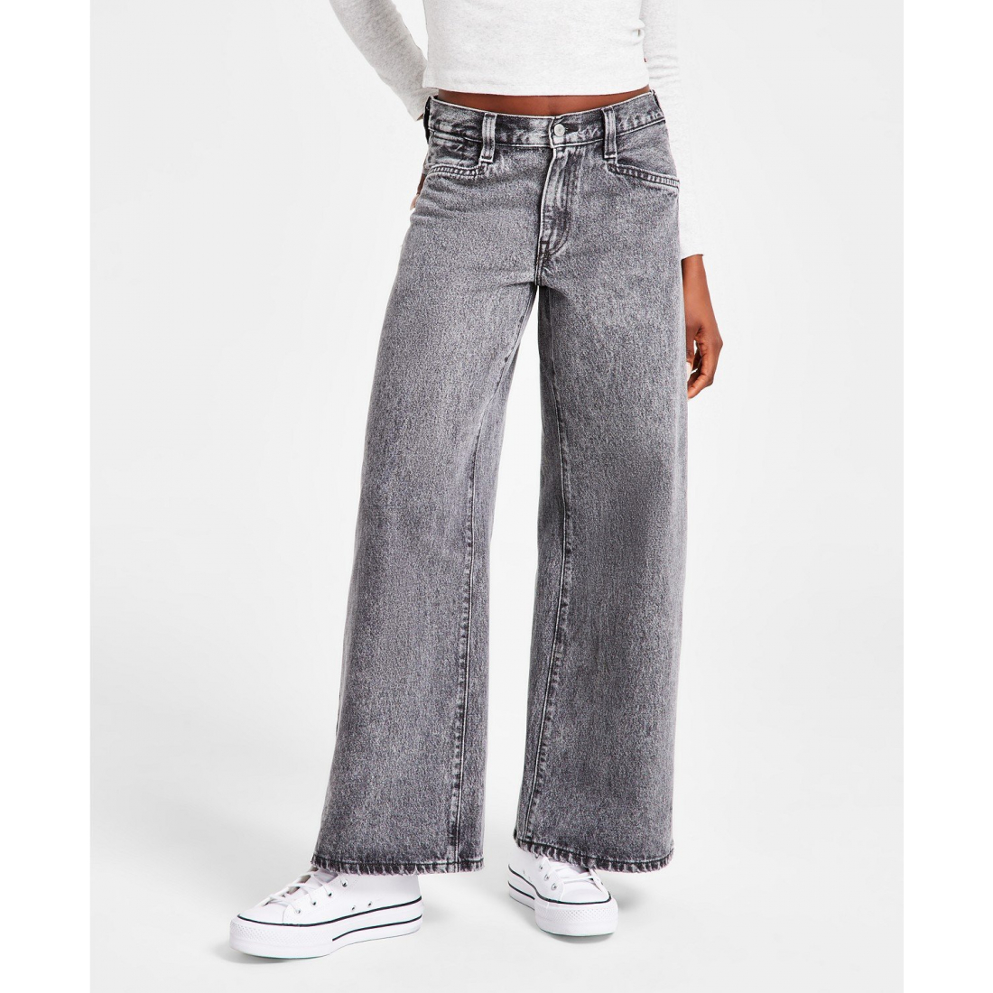 '94 Baggy Wide-Leg Relaxed-Fit Denim' Jeans für Damen