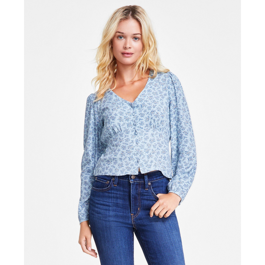 'Dolores Floral-Print' Bluse für Damen