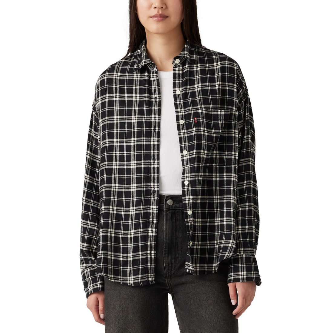 'Henri Plaid-Print' Hemd für Damen