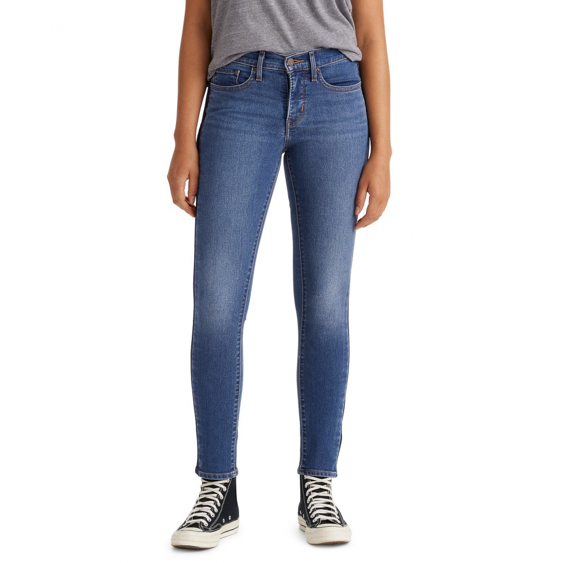 '311 Mid Rise Shaping' Skinny Jeans für Damen