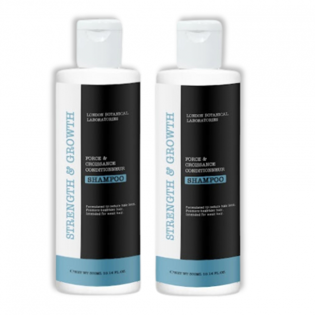 Shampoing 'Strength and Growth' - 300 ml, 2 Pièces