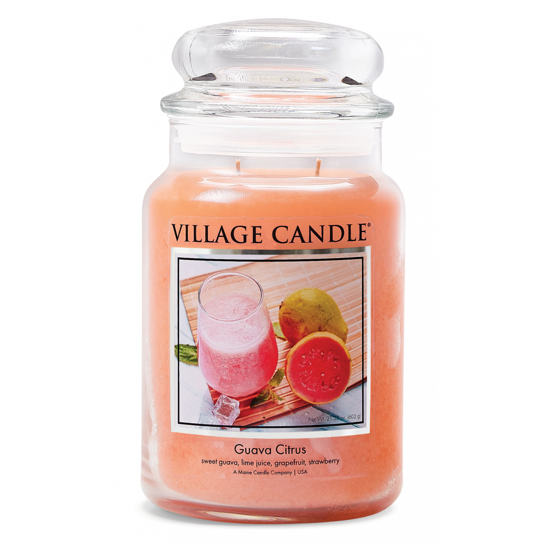 'Guava Citrus' 2 Wicks Candle - 602 g