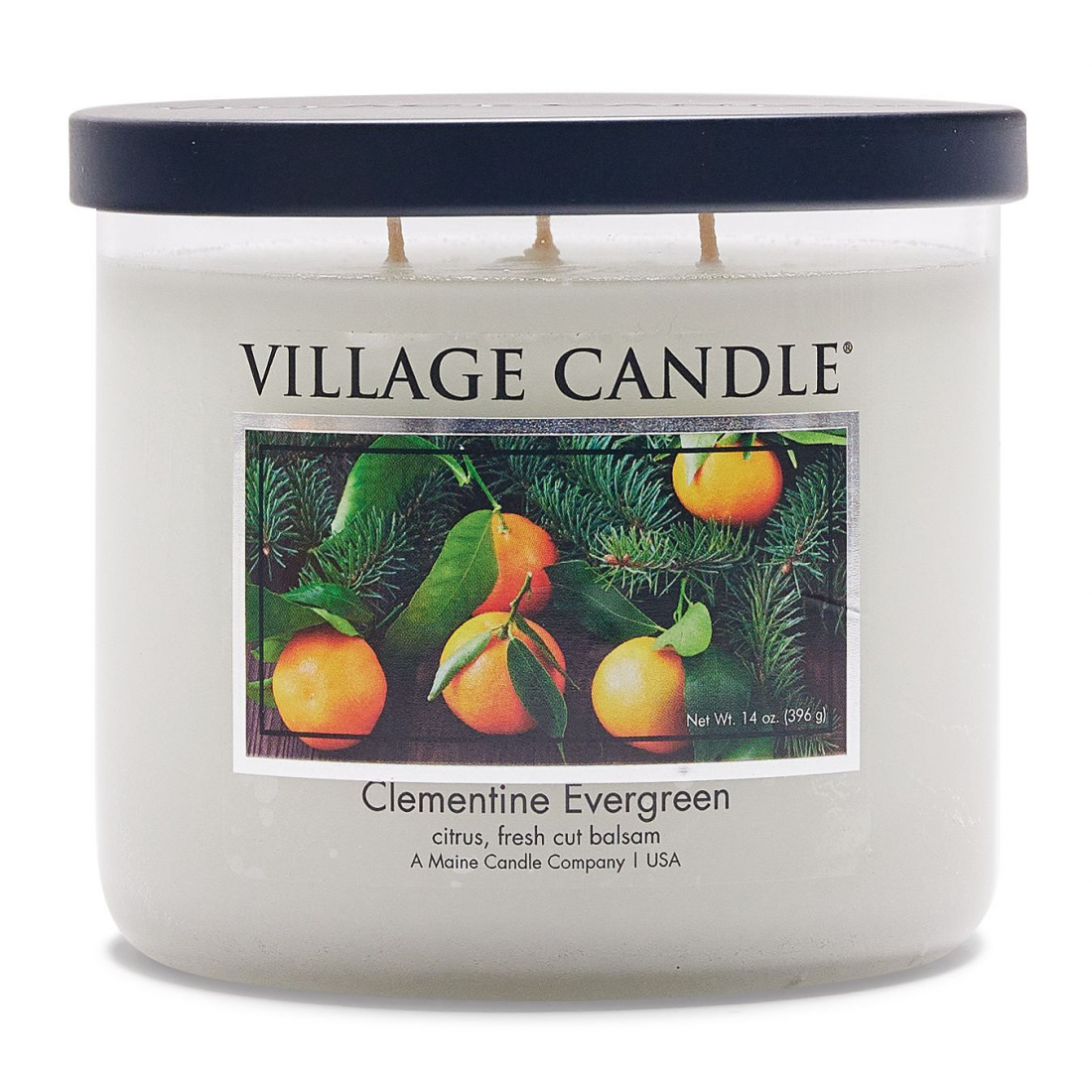 'Clementine Evergreen' Scented Candle - 396 g