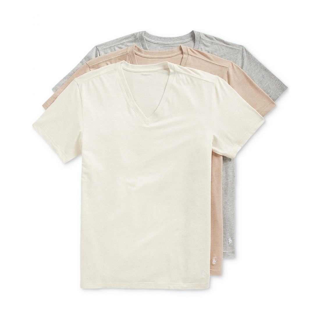 Slim-Fit Stretch V-Neck Undershirts pour Hommes - 3 Pièces