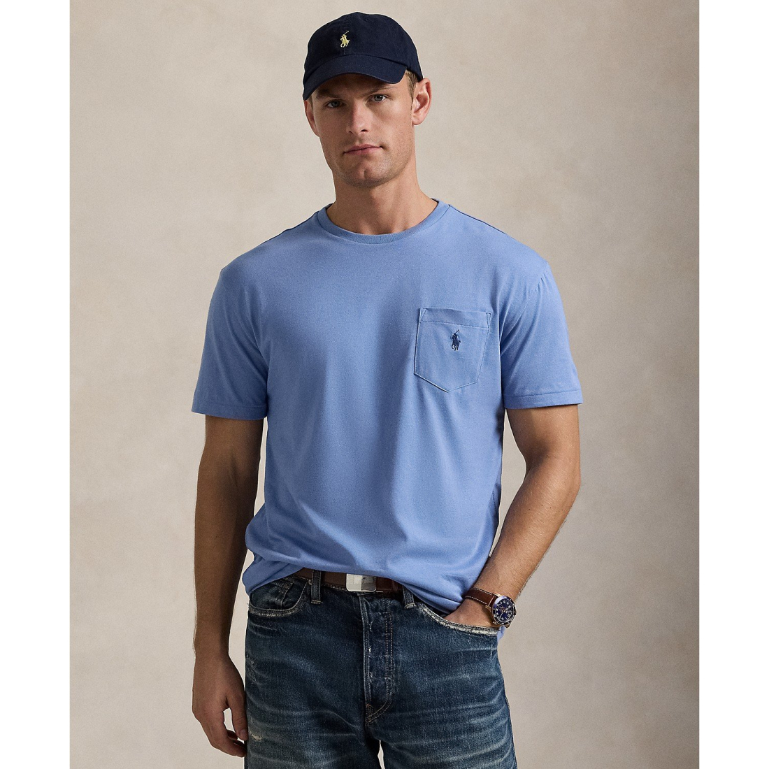 Classic-Fit Pocket T-Shirt pour Hommes