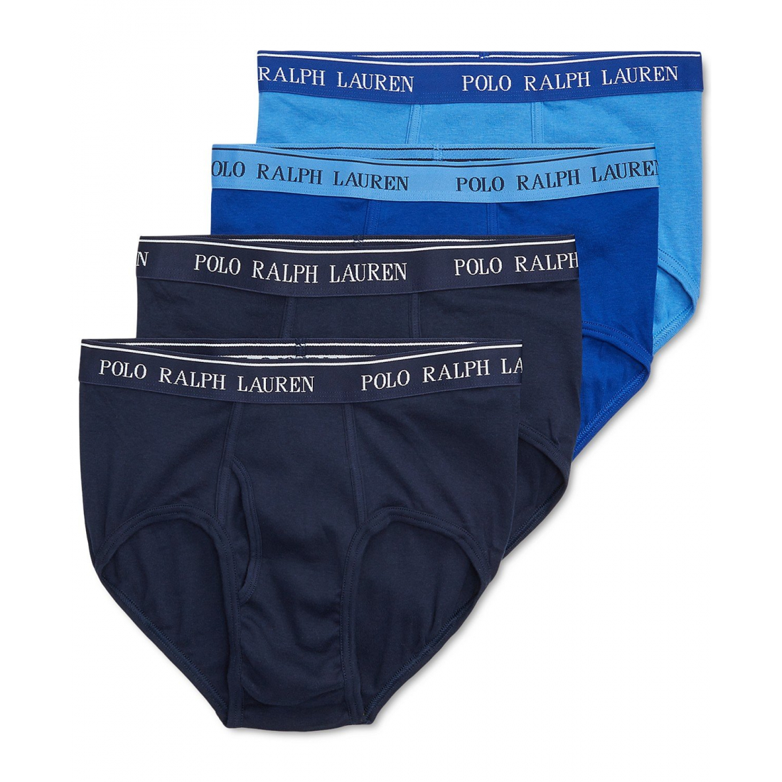 Classic-Fit Mid-Rise Briefs pour Hommes - 4 Pièces