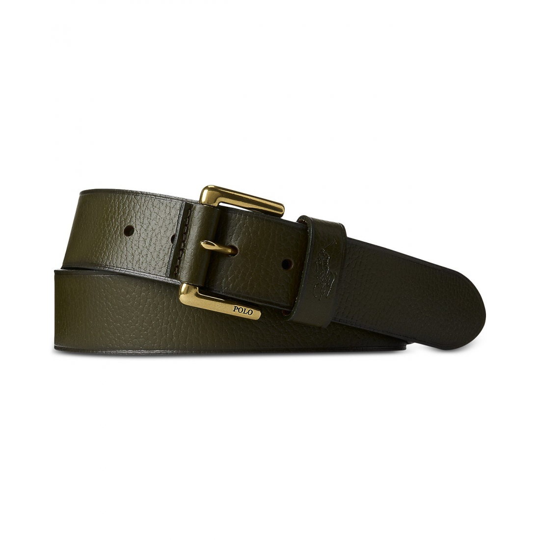 Signature Pony Leather Belt pour Hommes