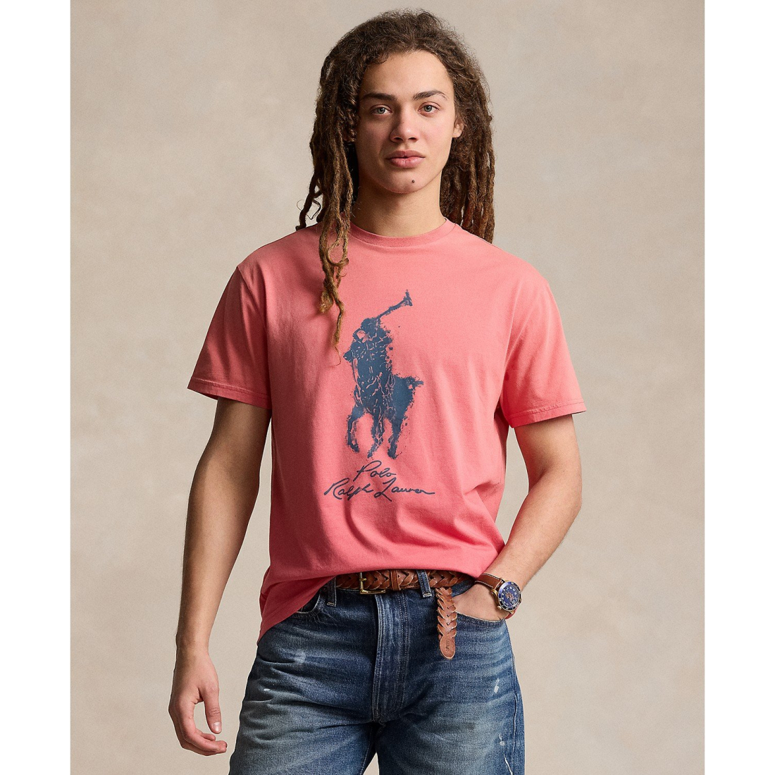 Men's Classic-Fit Big Pony Jersey T-Shirt